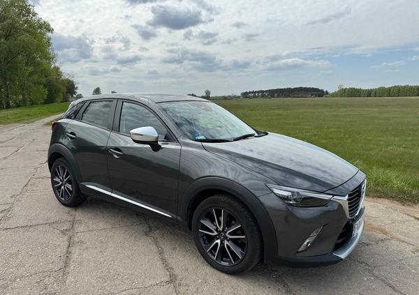 Mazda CX-3 cena 86900 przebieg: 51951, rok produkcji 2018 z Konin małe 121